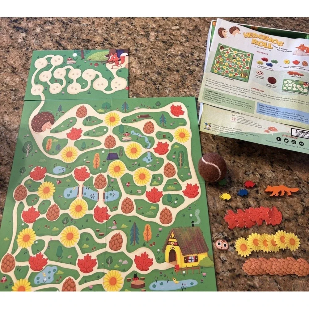 Gamewright Hedgehog Roll Board Game Cooperative/Competitive